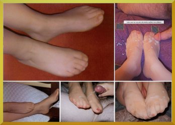 MY WIFE'S FEET IN PANTYHOSE GIVING FOOTJOBS TO HER LOVERS AND RECEIVING THEIR CUMSHOTS-1.jpg