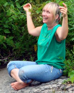 June Barefoot on a Rock.jpg